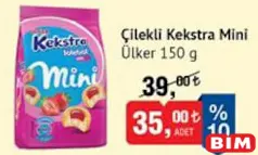 ÜLKER KEKSTRA ÇİLEKLİ MİNİ KEK 150 G